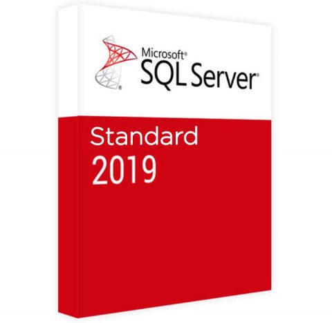 Microsoft® SQL Server 2019 Standard, Retail, English DVD