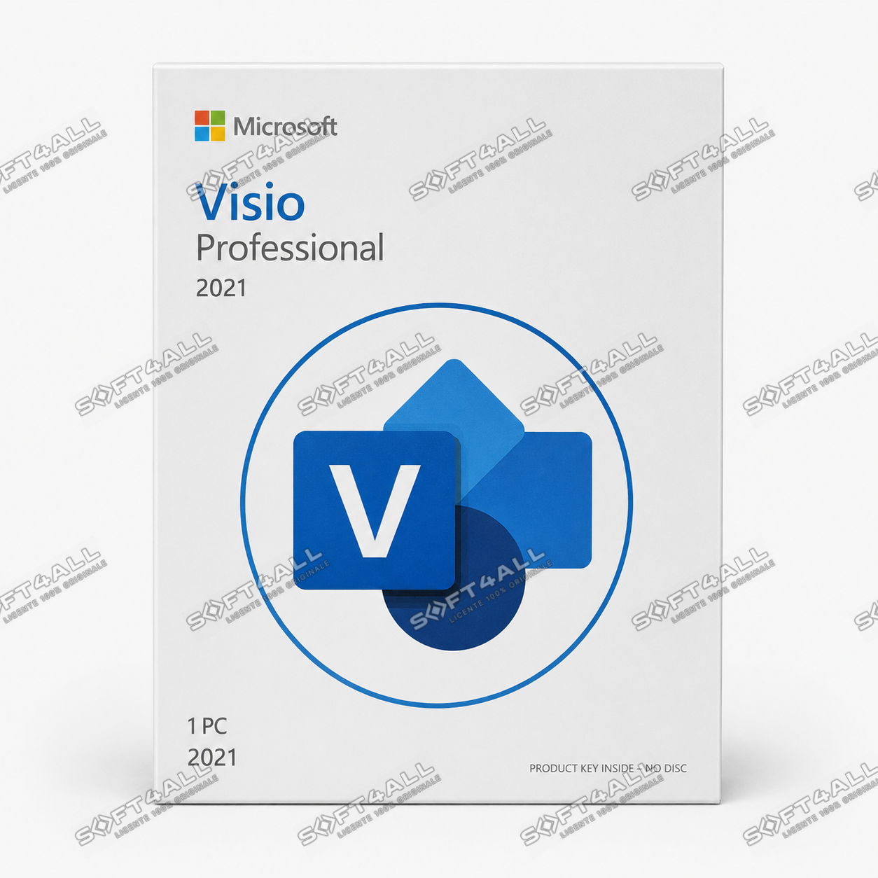 MICROSOFT Visio Professional 2021, 32/64 bit, English, Retail