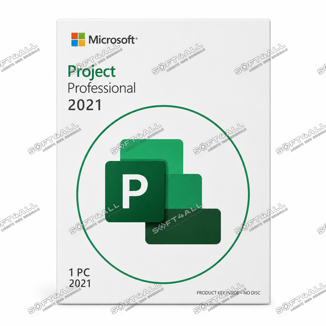 MICROSOFT Project Professional 2021, 32/64 bit, English, Retail
